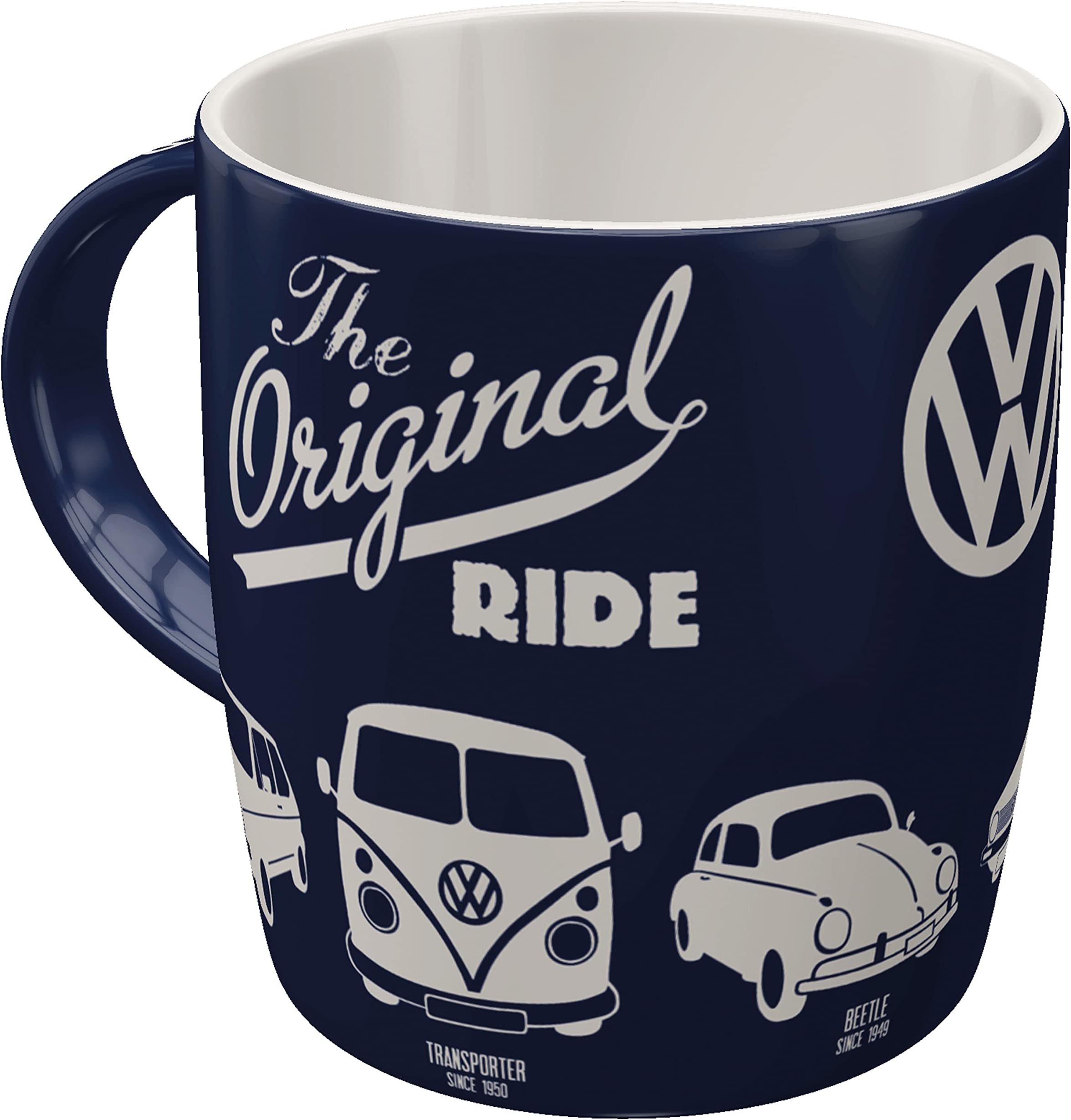 Retro coffee mug, 11.2 oz, VW – The Original Ride – VW Bus Gift idea, Official License Product (OLP), ceramic cup, vintage design