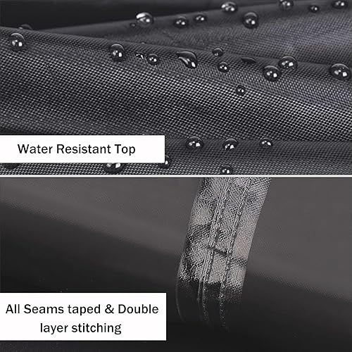 Miniatura 8 de YHINGG Funda para columpio de porche de 71 pulgadas, impermeable, 600D, Oxford, para colgar al aire libre, funda para silla de hamaca de jardín,