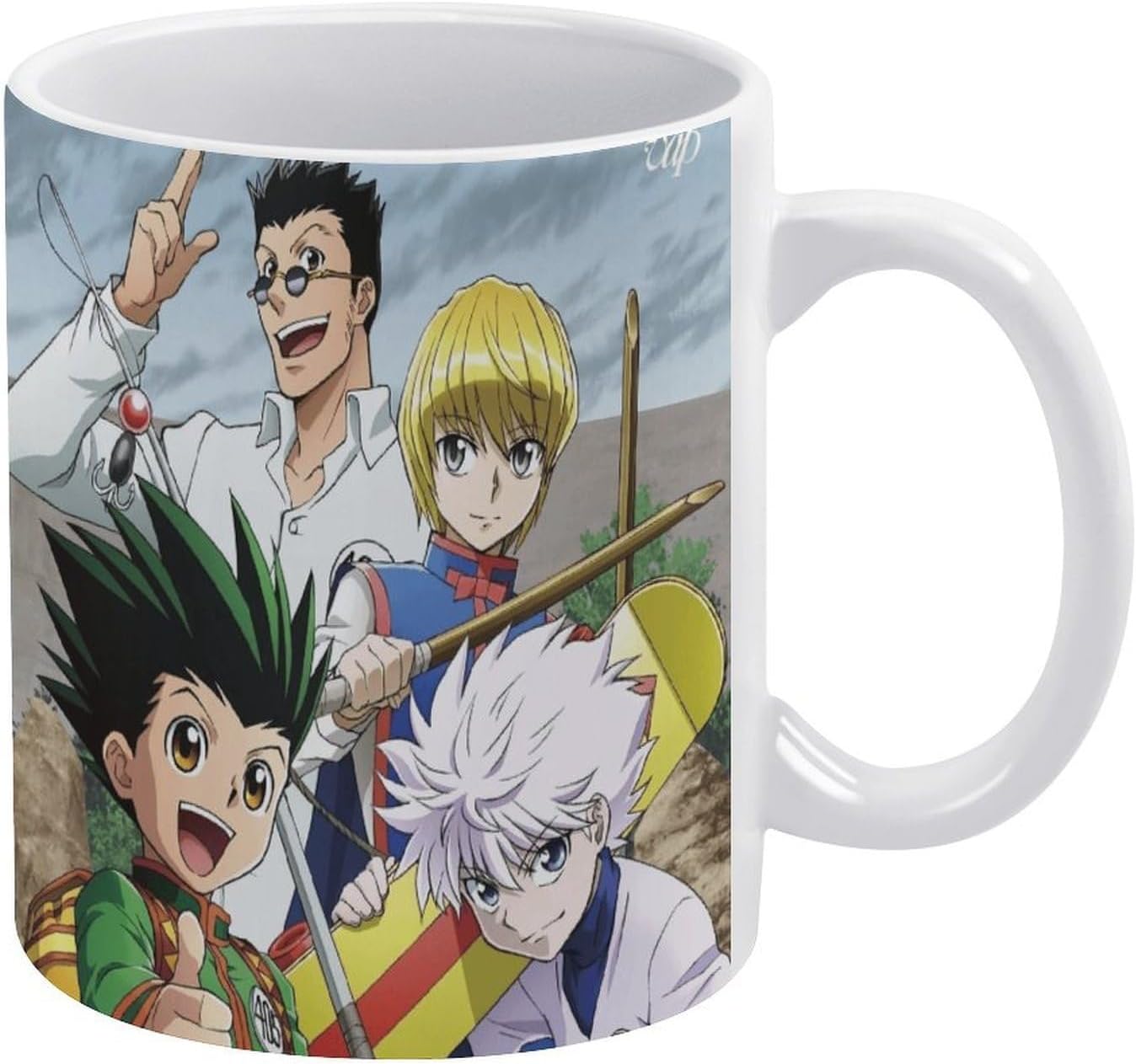 ハンター×ハンター マグカップ コップ 瀬戸物 セラミック 飲み物用 アニメ ゲーム 推し キャラ 誕生日 クリスマス プレゼント 記念品 ゲーム カフェ・オフィス・家用