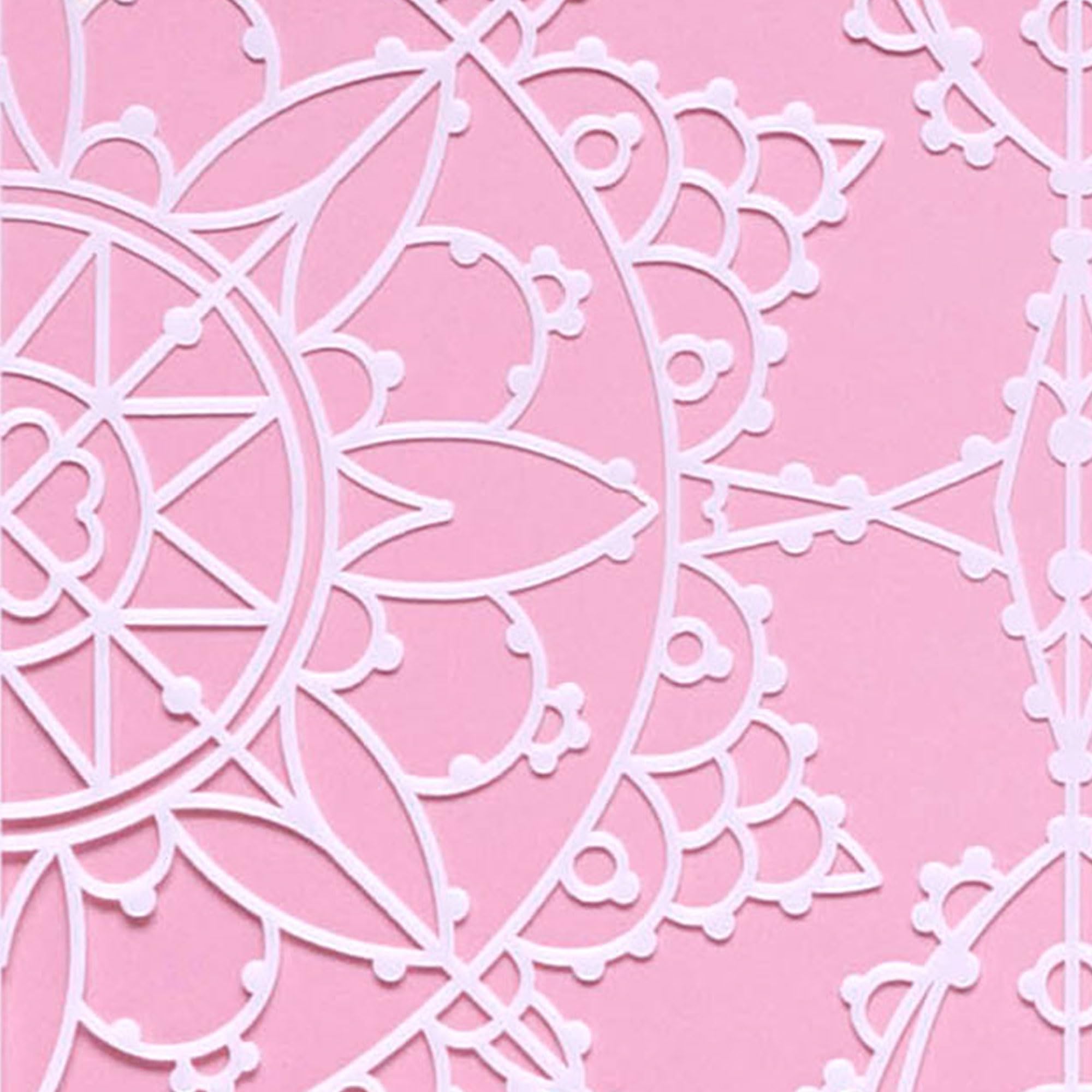 Lacupella Large Cake and Baking Decorating Stencil (TORCHON)