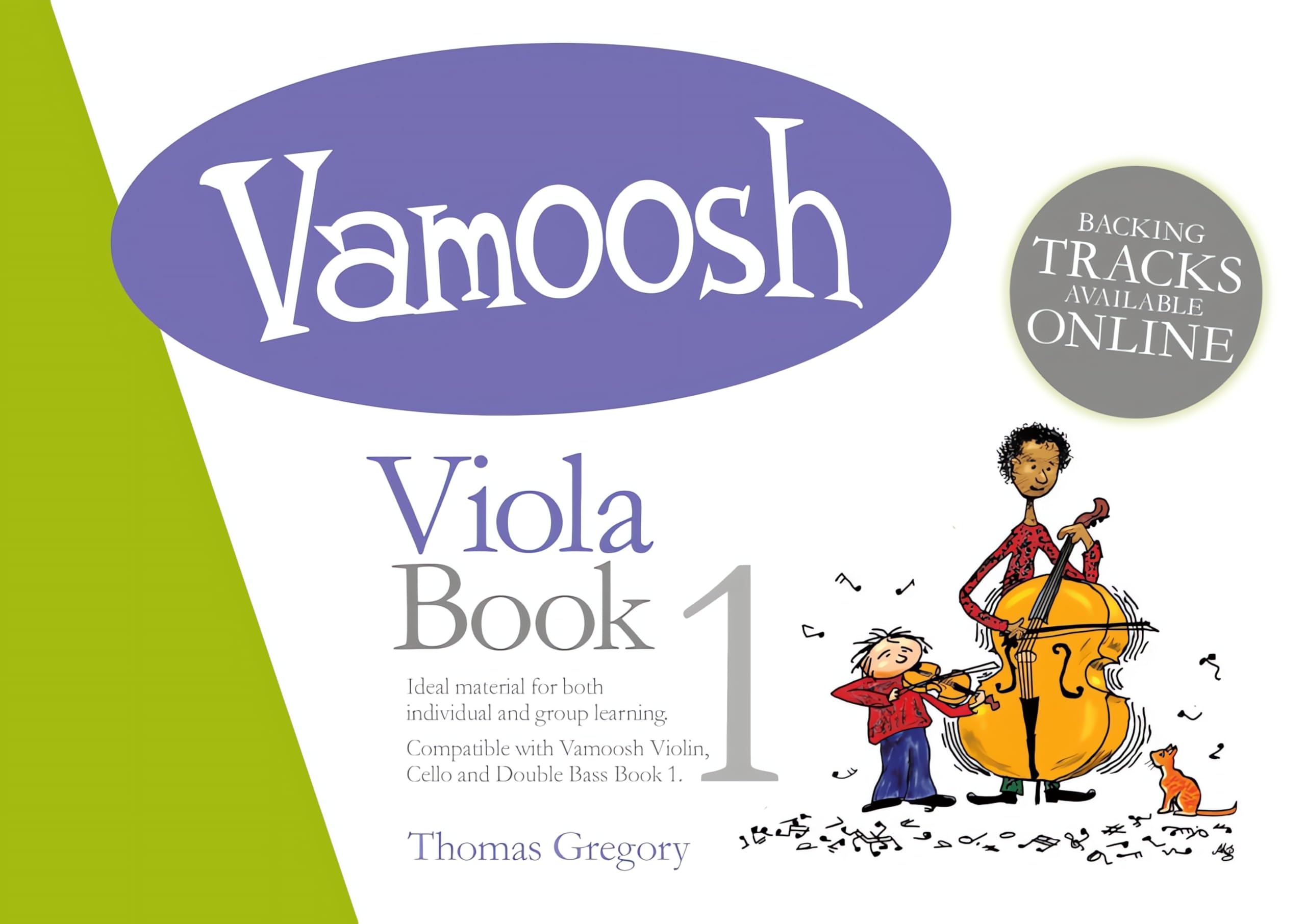 Vamoosh: Viola Book 1 | Beginner Sheet Music Book for Students and Teachers |Fun Step-by-Step Tutor with Online Backing CD, Easy to Follow Lessons, and Engaging Pieces for Early String Learners