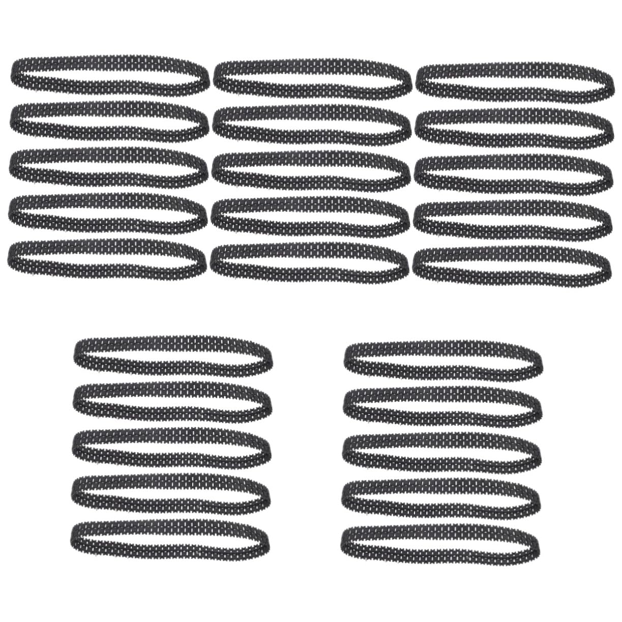 Abaodam 5sets Rubber Tank Track Replacement for Tracked Vehicles DIY for Tank 5pcs*5