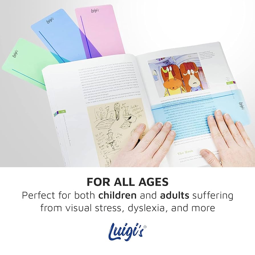 For Dyslexia Pdf 12Pcs Guided Highlight Strips Colored Overlay Bookmarks Help With Dyslexia Teacher Supply Assistant~p75981833 Reading Strips