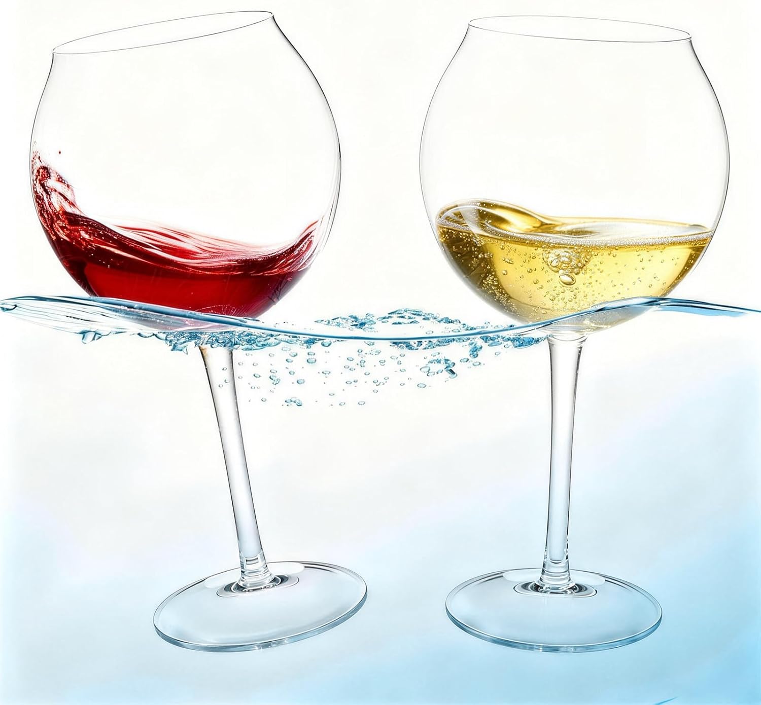 Goodluck Floating Pool Wine Glasses Set of 4,18oz Tritan Shatterproof Stemware Clear Plastic Wine Glasses with Sunflower Lids, Modern Drinkware for Hot Tub, Beach & Outdoors