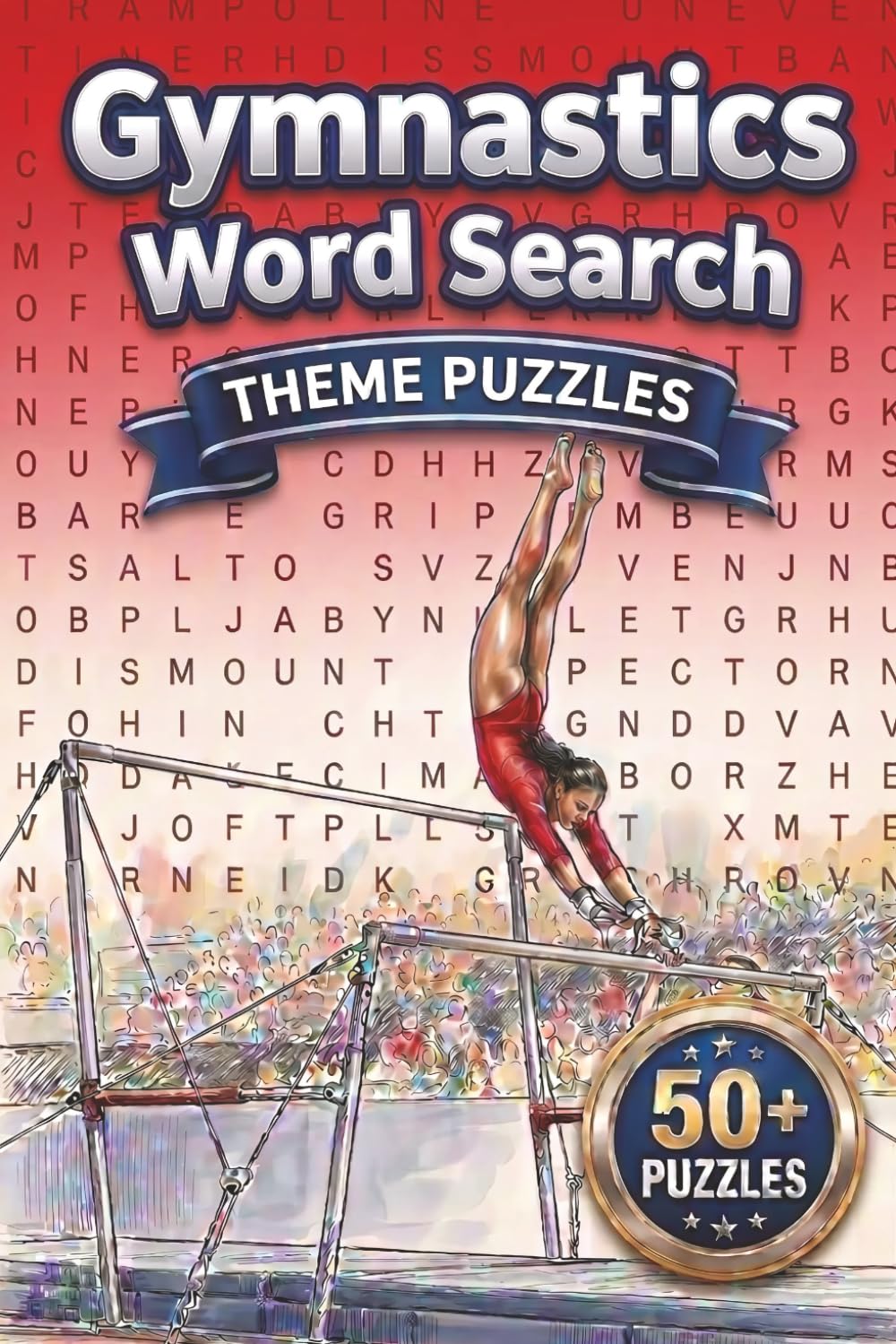 Gymnastics Word Search: Gymnastics Trivia Puzzles for All Ages