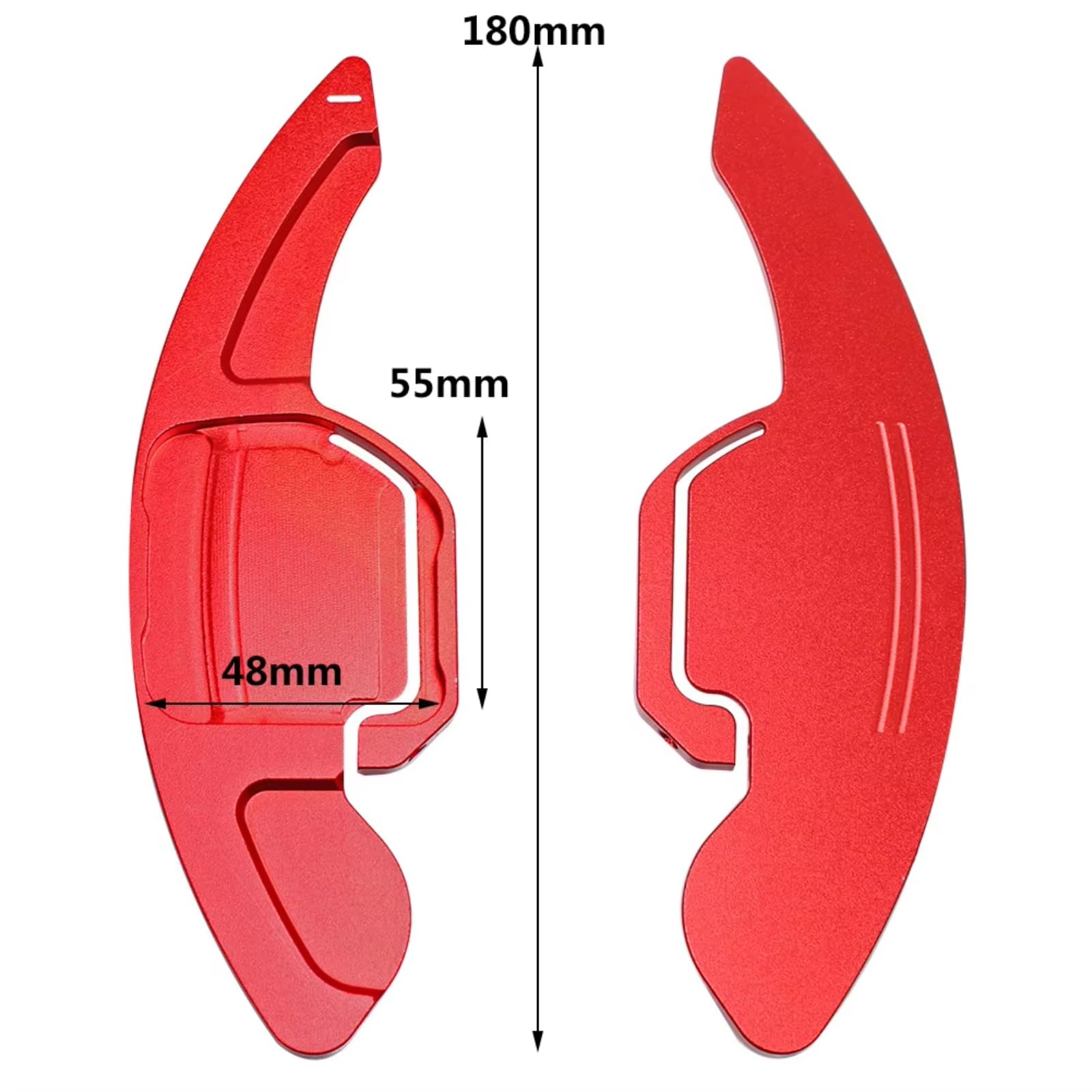 Leve Volante Compatibile Con A6 C7 2012-2017 Per A7 A8 2011-2017 Per S4 B8 2013-2016 Auto Volante Shift Paddle Leva Estensione Estensione(Silver)