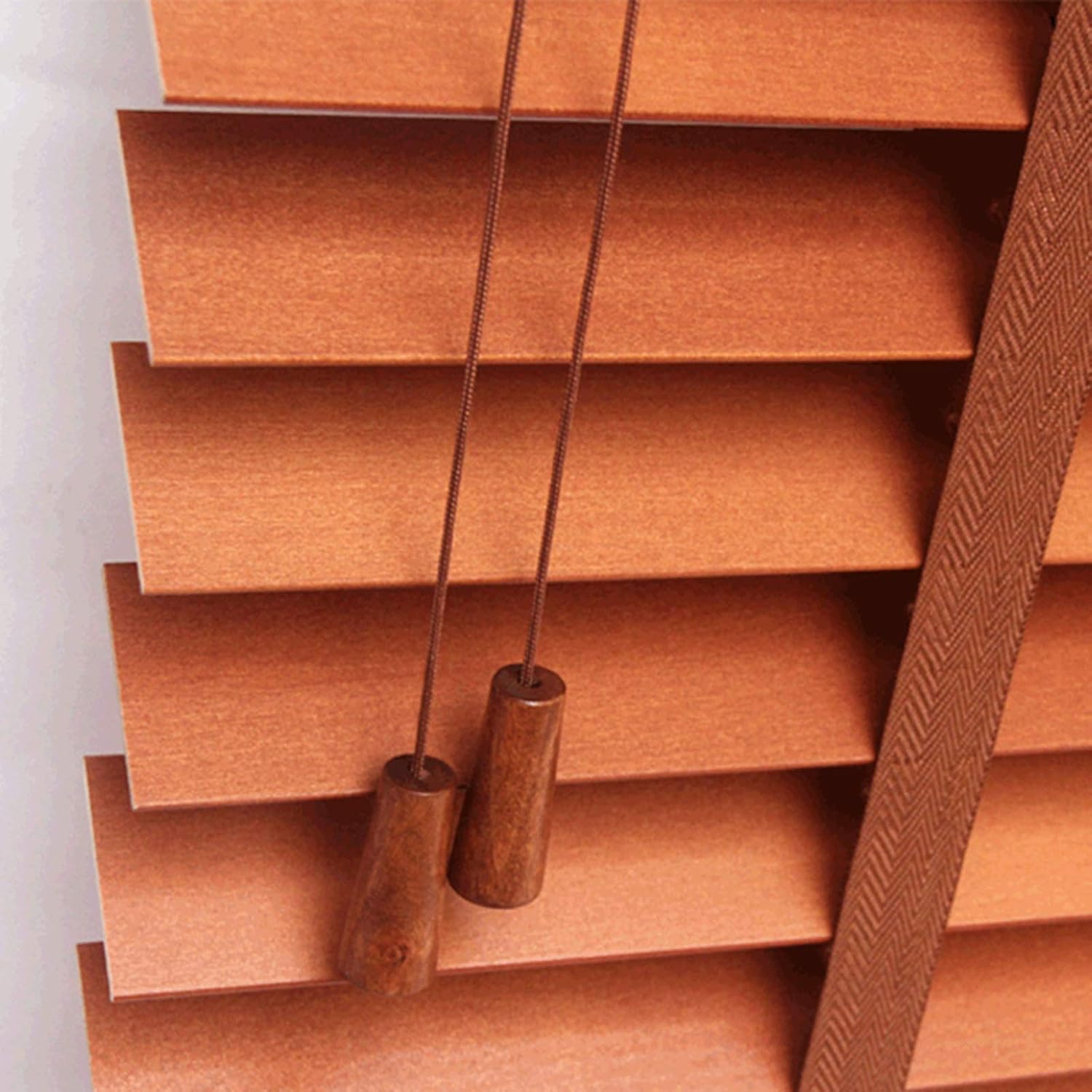 Jolan Window Blinds,Wooden Blinds,Shades for Home,SemiBlackout,Dark Oak,Faux Wood Blinds,with