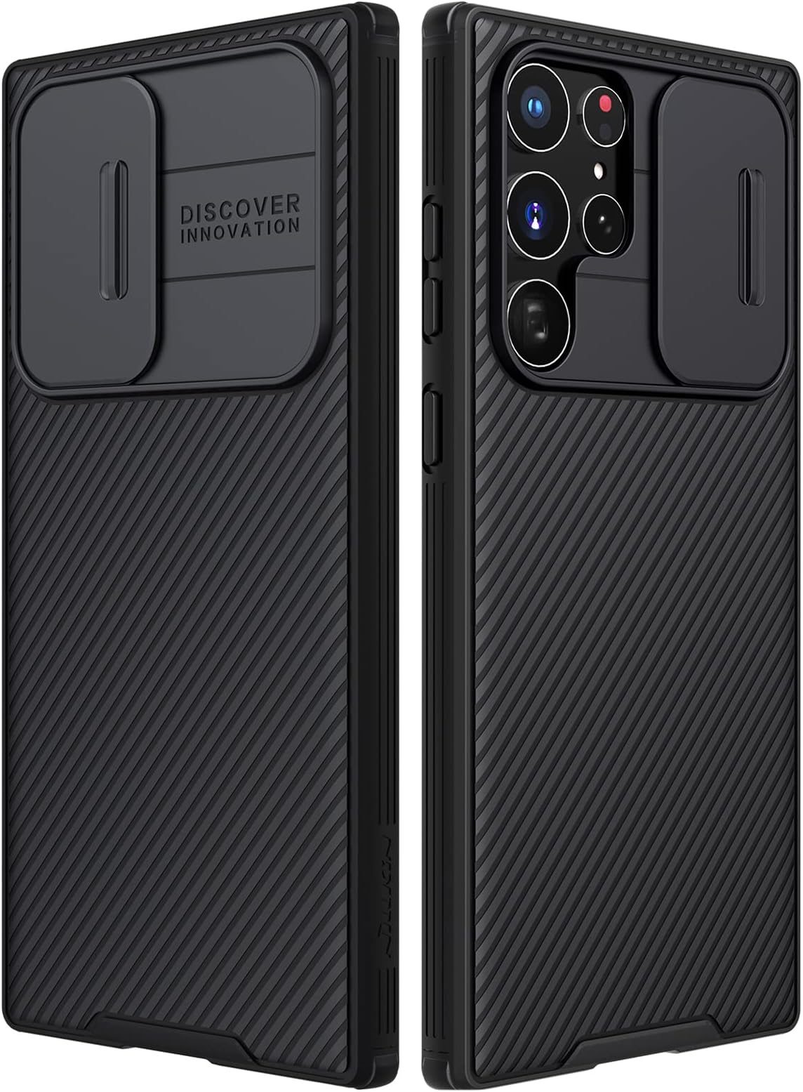 Nillkin CamShield Pro Case for Galaxy S22 Ultra 5G, [Camera Protection] with Slide Camera Cover, Slim Stylish Protective Case for Samsung Galaxy S22 Ultra 6.8" Black