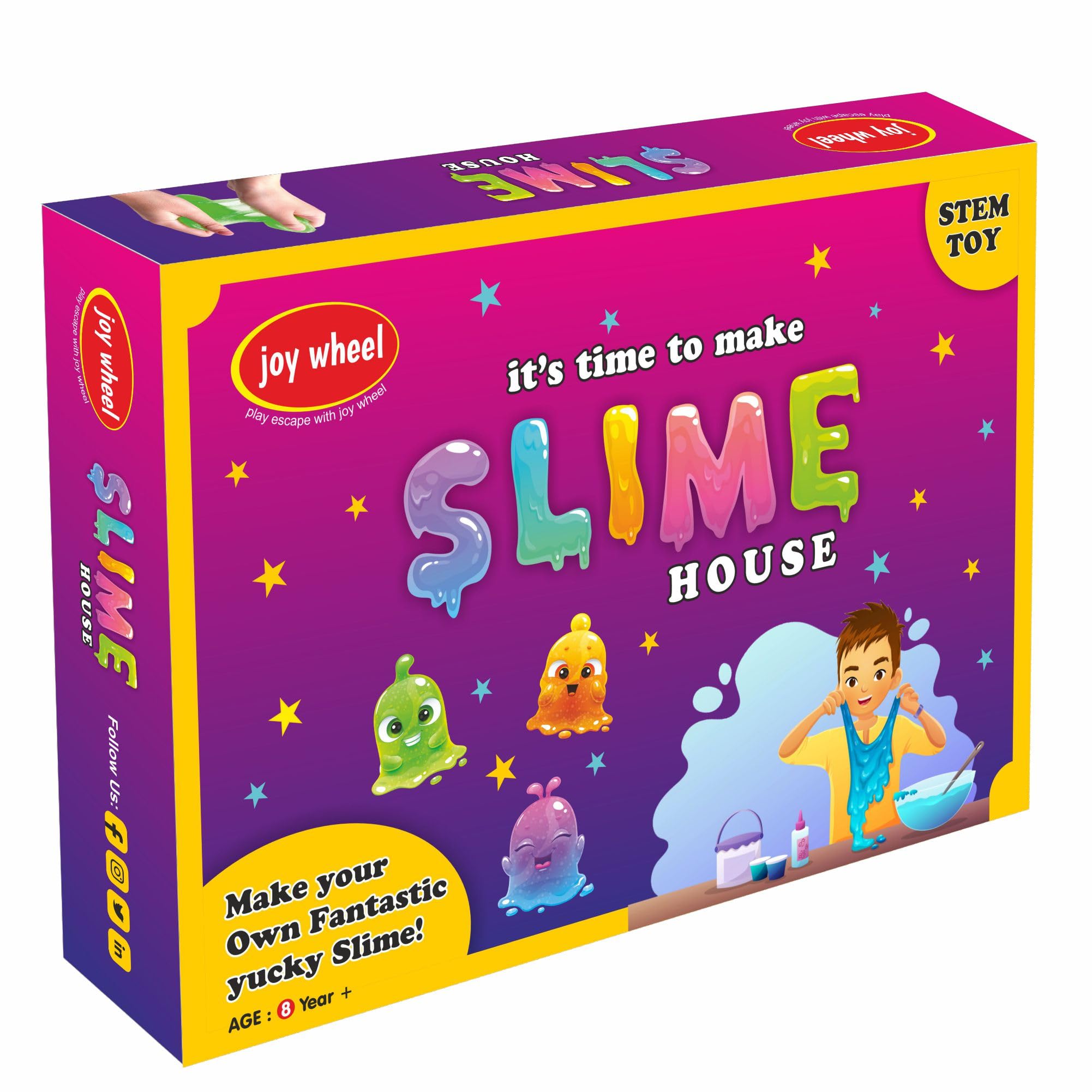 JOY WHEEL Slime House Kit | DIY Slime KIT | Slime Kit for Kids | Big Slime kit | Slime Kit Toys Age 8 9 10 11 12 13 14 15 15 16 Year | Best Gift for Kids | DIY Slime Kit Gel Jelly Puty Toys Kit (B0DH2MPCXF) Amazon Price History, Amazon Price Tracker