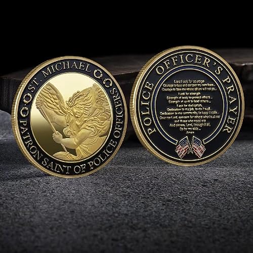 Miniatura 9 de Oro de la moneda del desafío del ccsme, oración de la moneda del desafío del EMSEMT de los servicios médicos de emergencia para el