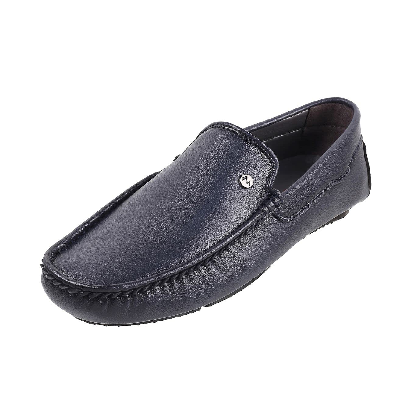 Mochi Mens Blue Leather Loafers 6-UK (40 EU) (71-8514) (B09H7QXM5Q) Amazon Price History, Amazon Price Tracker