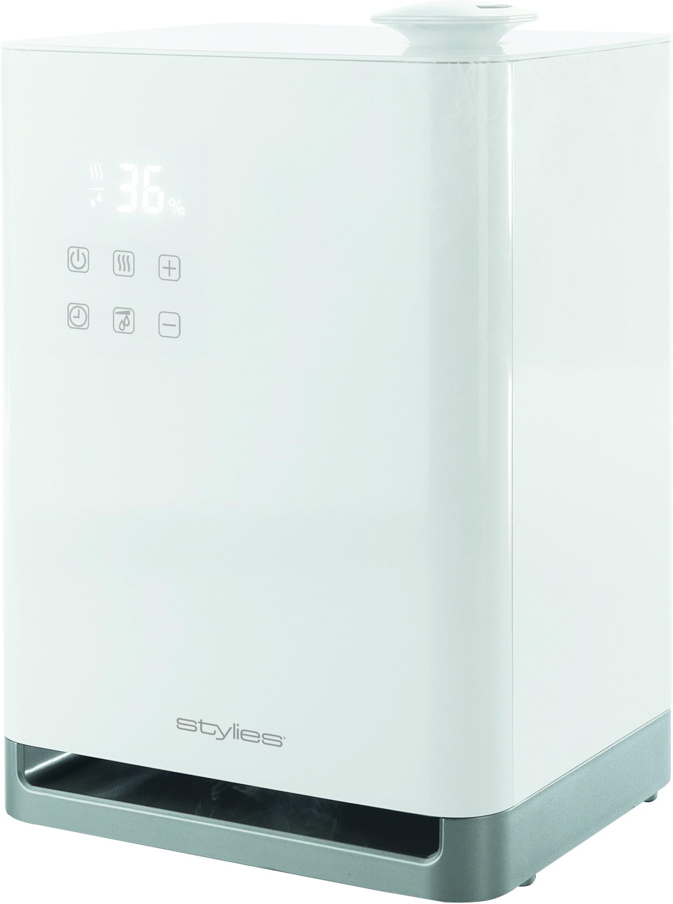 Stylies Titan Ultrasonic Humidifier, Plastic, 110 W, White