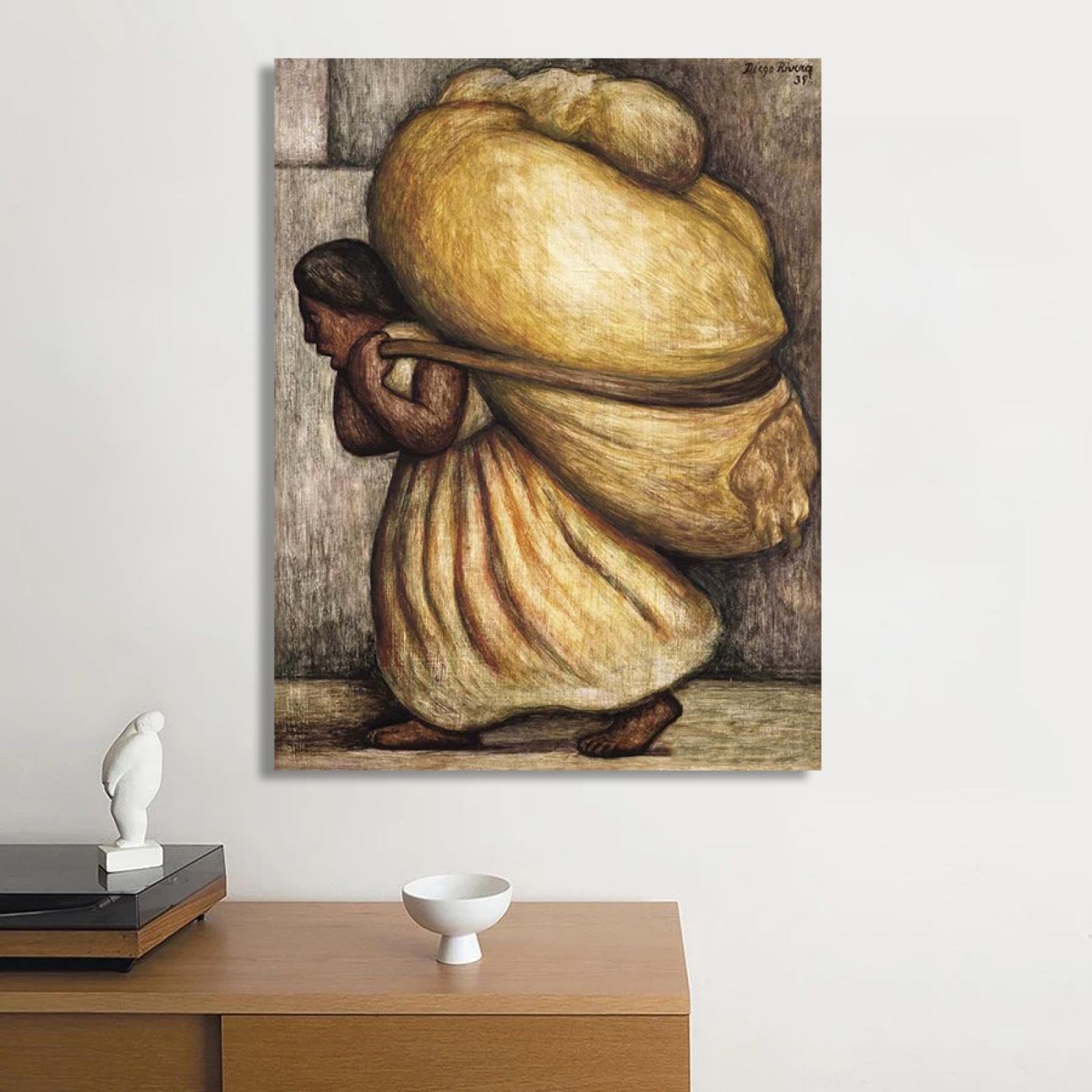 Sammler Leinwanddruck-Replik Diego Rivera – Mexikanischer Sozialistischer Realismus Kunst, Maler Des 373. Jahrhunderts, Klassische Sammlung FüR Die Heimdekoration 20x26cm