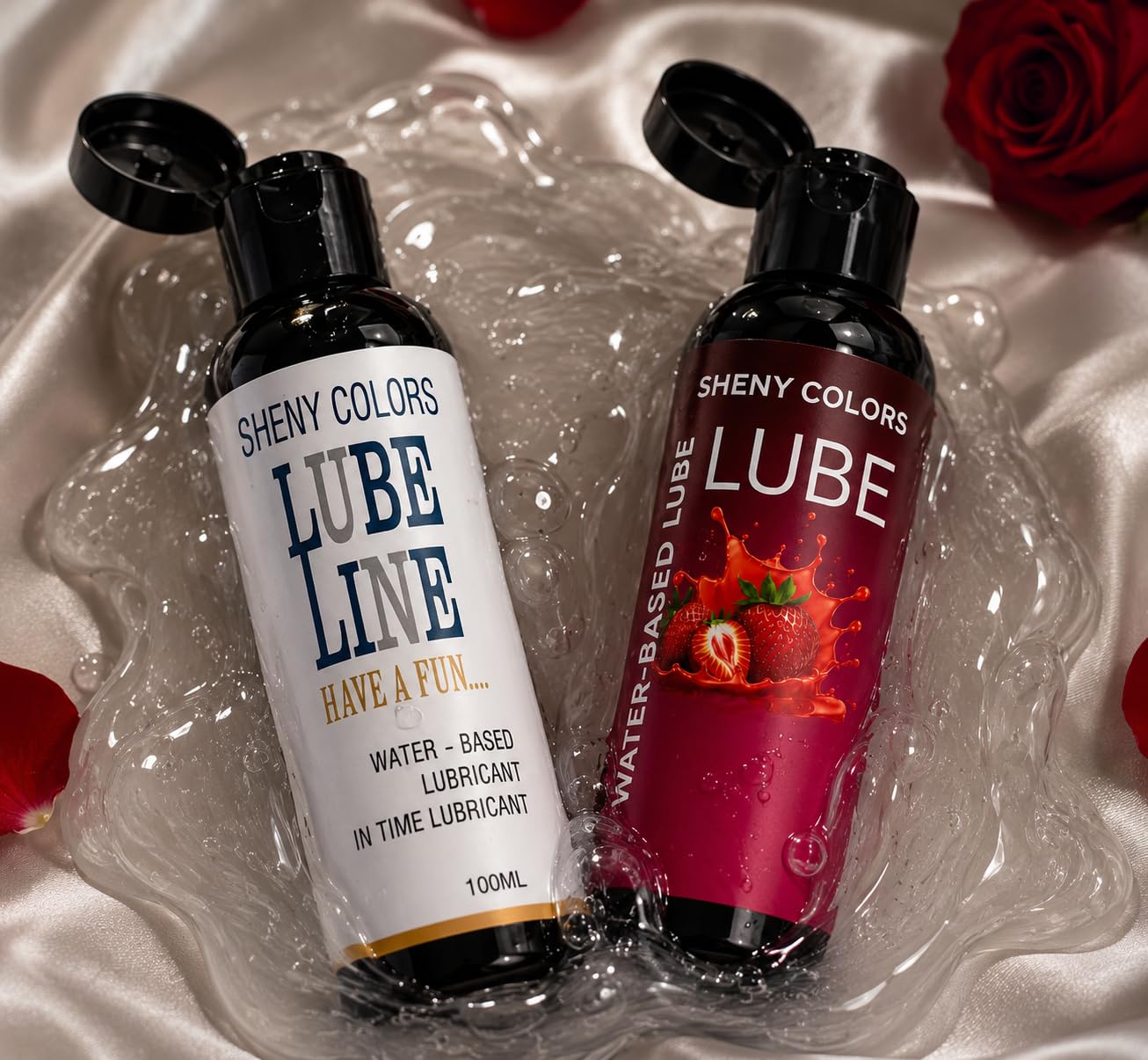 Water-Based Lubricant Strawberry Gel with Easy Clean Formula - 100 ml-set -2 Water-Based Gel| Skin-Friendly-image-23