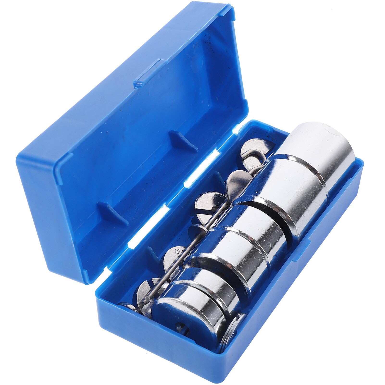 SOLUSTRE 1set Pesi Scanalati Metallo Con Gancio Per Esperimenti Di Fisica Strumenti Didattici Per Laboratorio Alta Precisione e Facilità Uso Superficie Lucidata e Resistente Alla