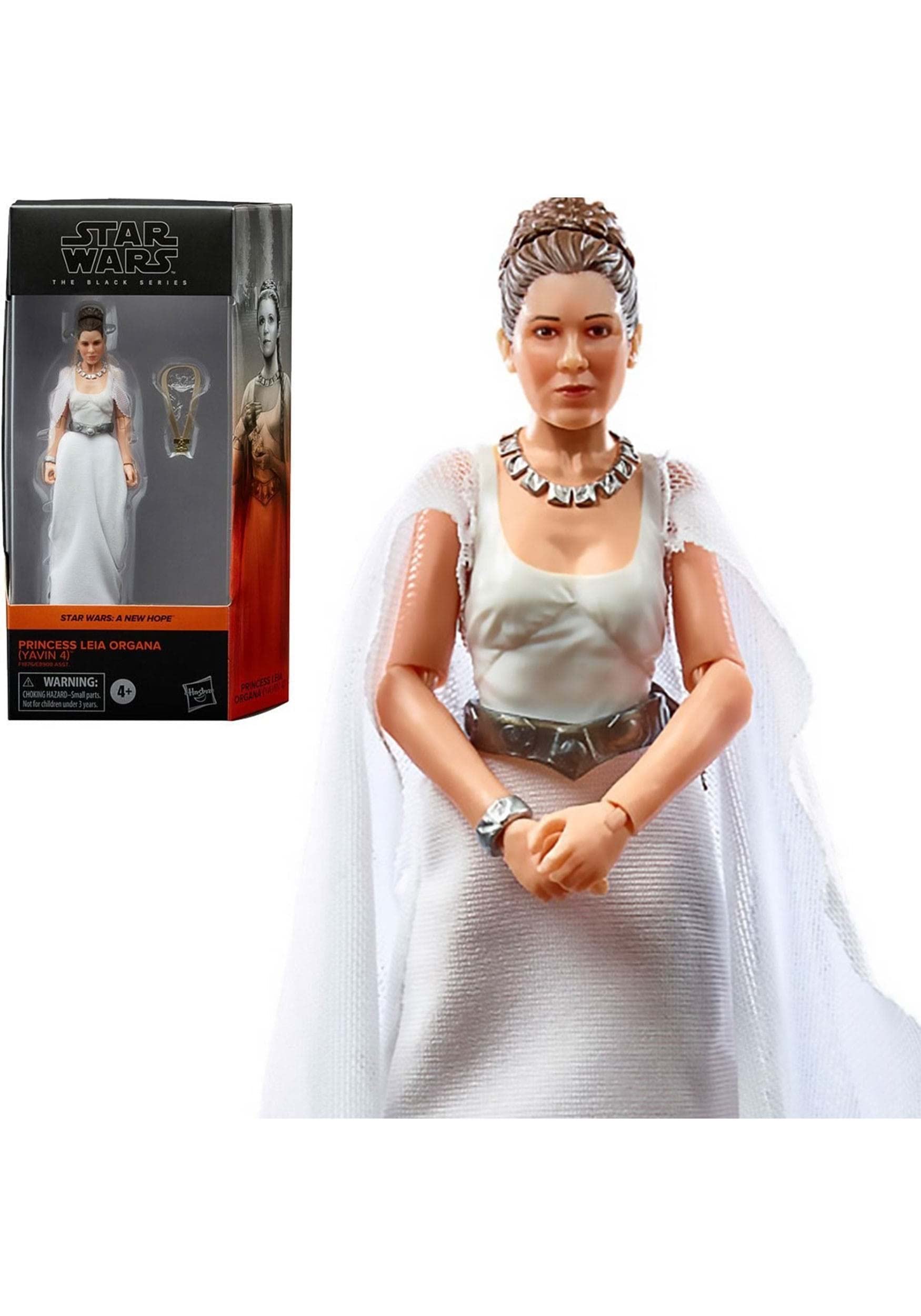 STAR WARS The Black Series Princess Leia Organa (Yavin 4) Toy 6-Inch-Scale A New Hope Collectible Action Figure, Kids 4 and Up F1876