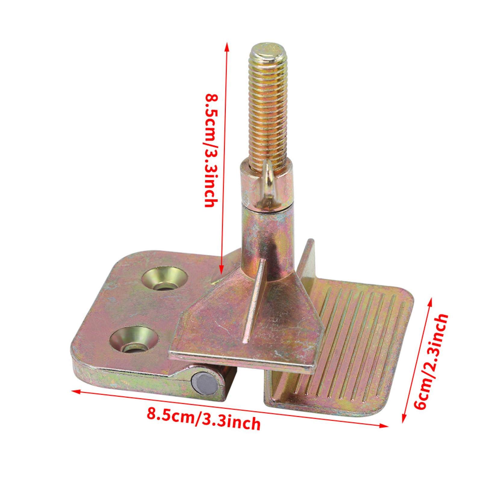 Hinge Clamp, 2 pcs/set Silk Screen Printing Metal Frame Hinge Clamp Screen Printing Press DIY Hobby Tool - Image 2