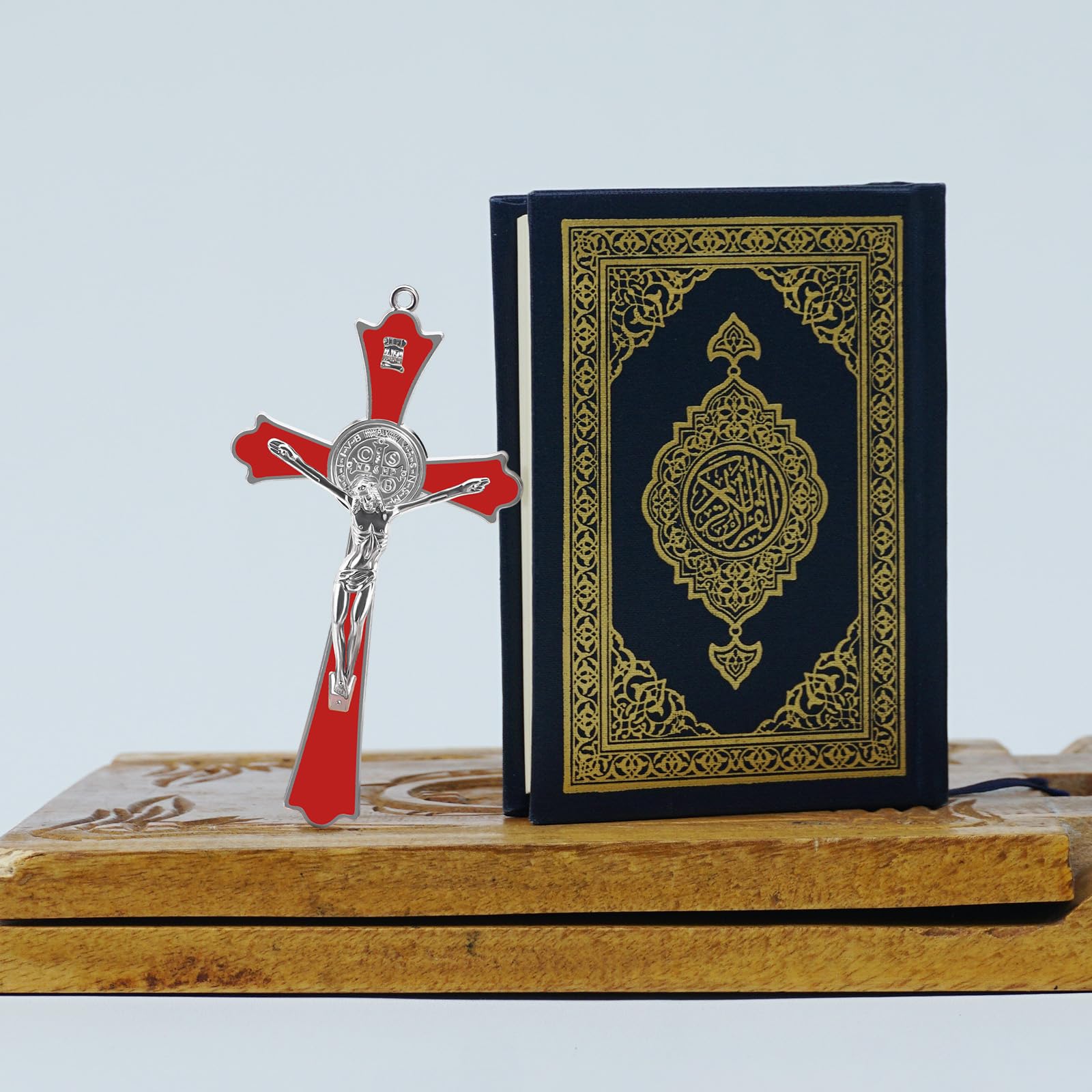 Amazon.co.jp: YionZian 7インチ メタルエナメル 大型 聖ベネディクト