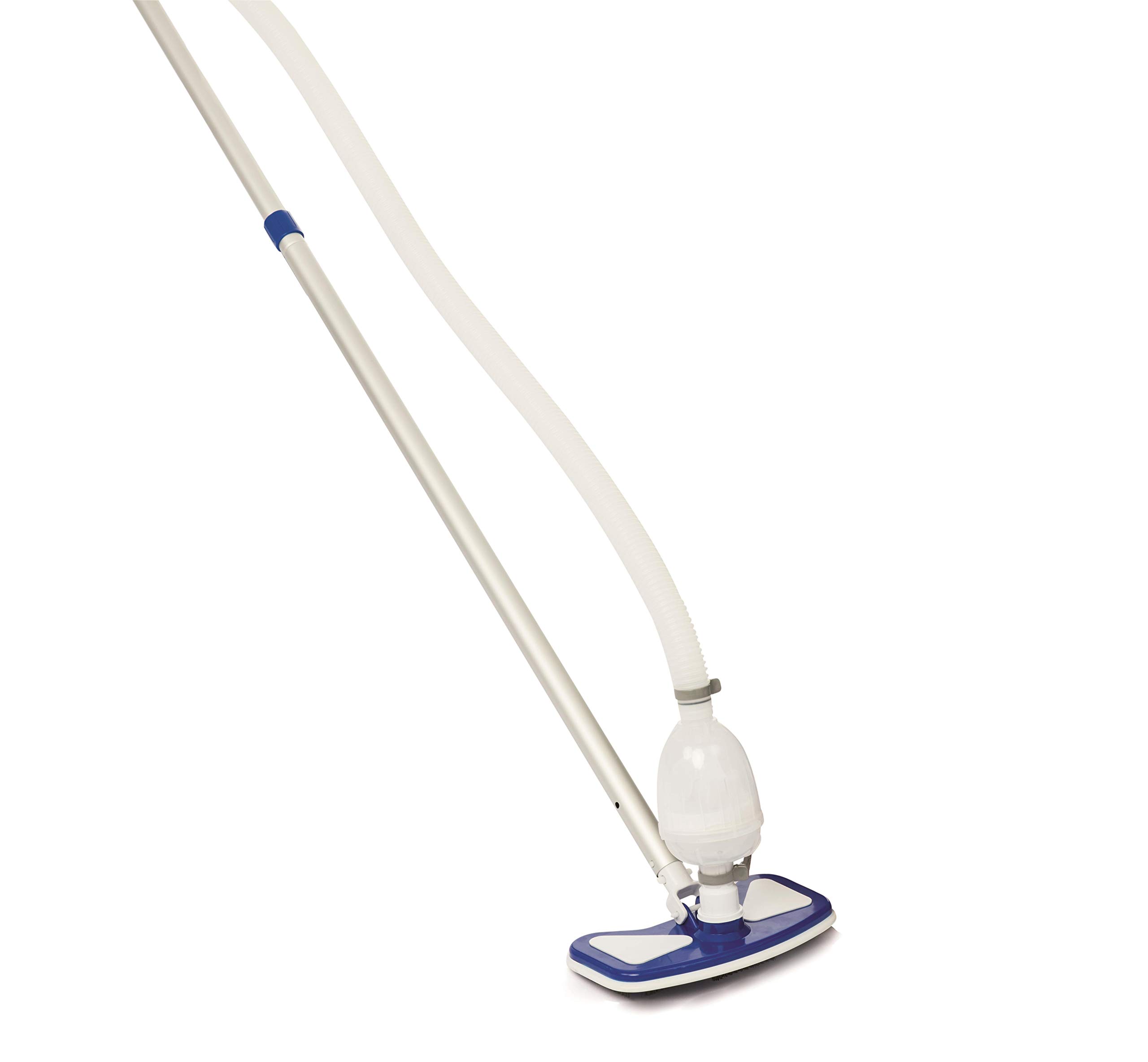 Bestway 58237 Kit d'entretien deluxe avec Skimmer de Surface, Tête de Balai Aspirateur, Tuyau 7,5 M et Épuisette