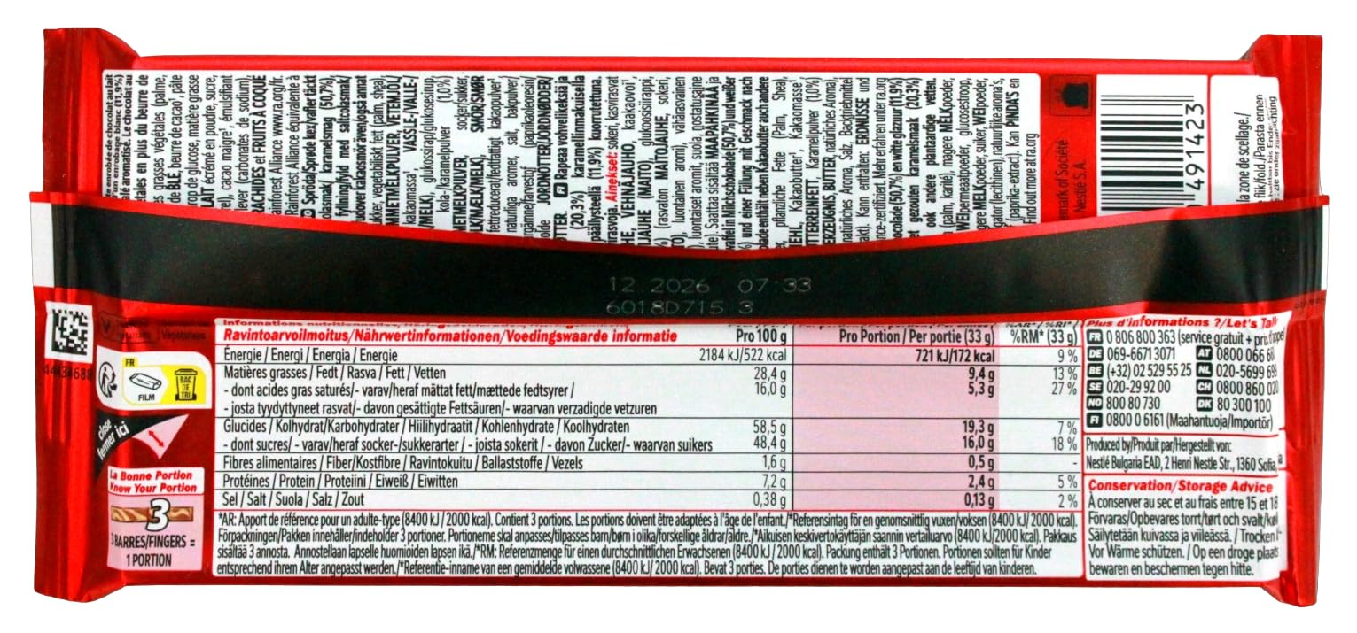 KitKat Salted Caramel Tablets Schokolade, 15er Pack (15 x 99g)