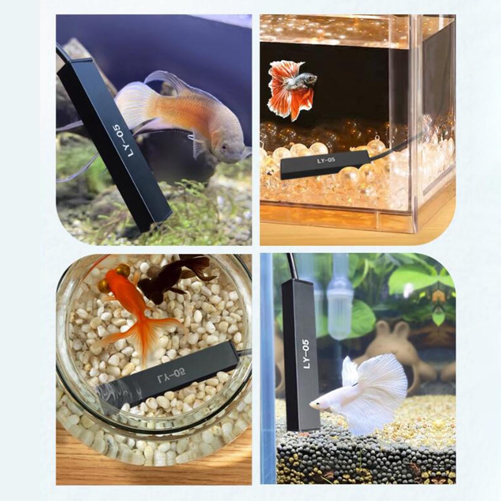 Mini Fish Tank Heater for Aquariums Turtle Tanks Pet Drinking Water Fountain 10W | Fish & Aquariums | Heaters & Chillers