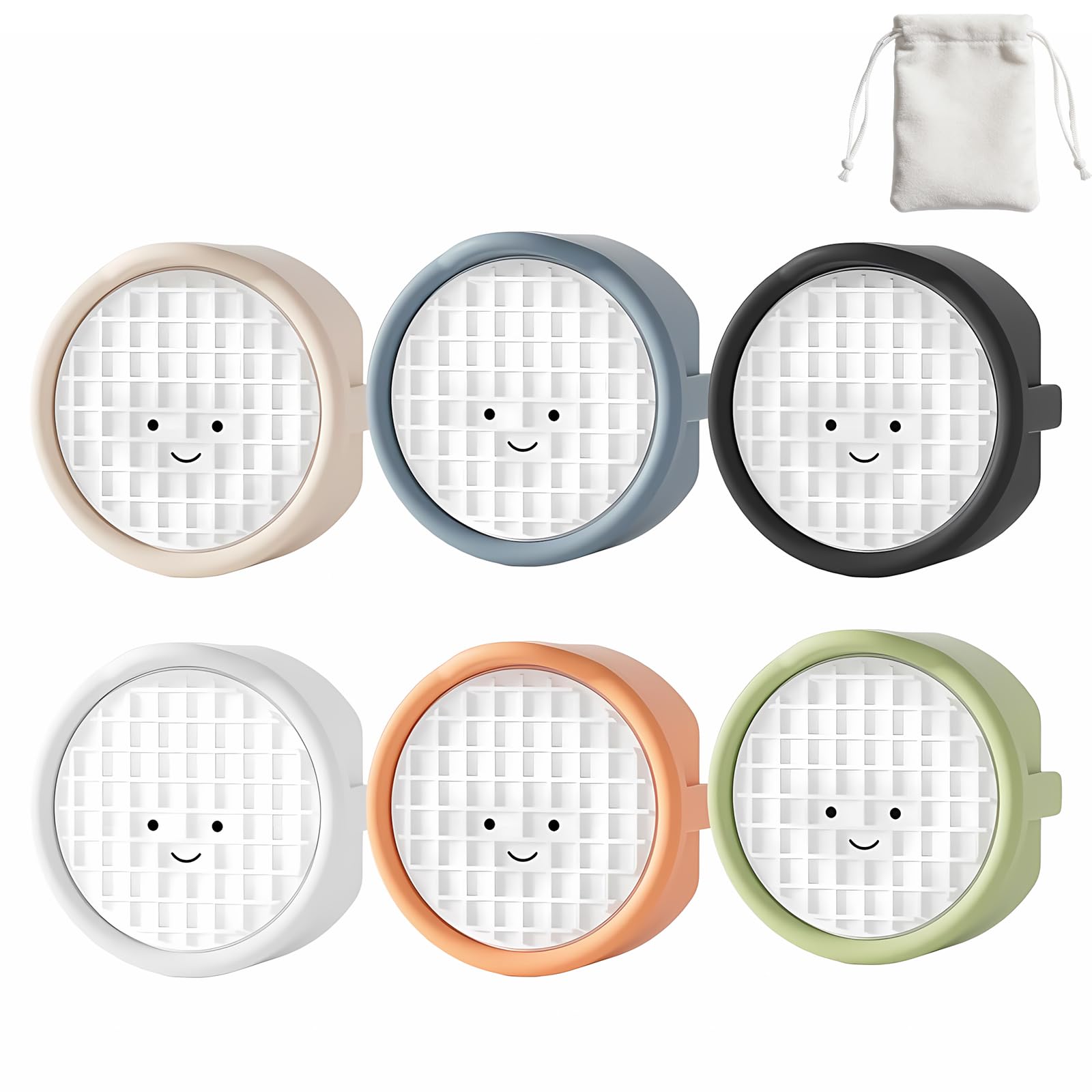 Lot de 6 cache-prises en silicone pour prise de type F - Anti-poussière - Décoratif - Convient pour le salon, la salle de bain, la cuisine et la chambre à coucher