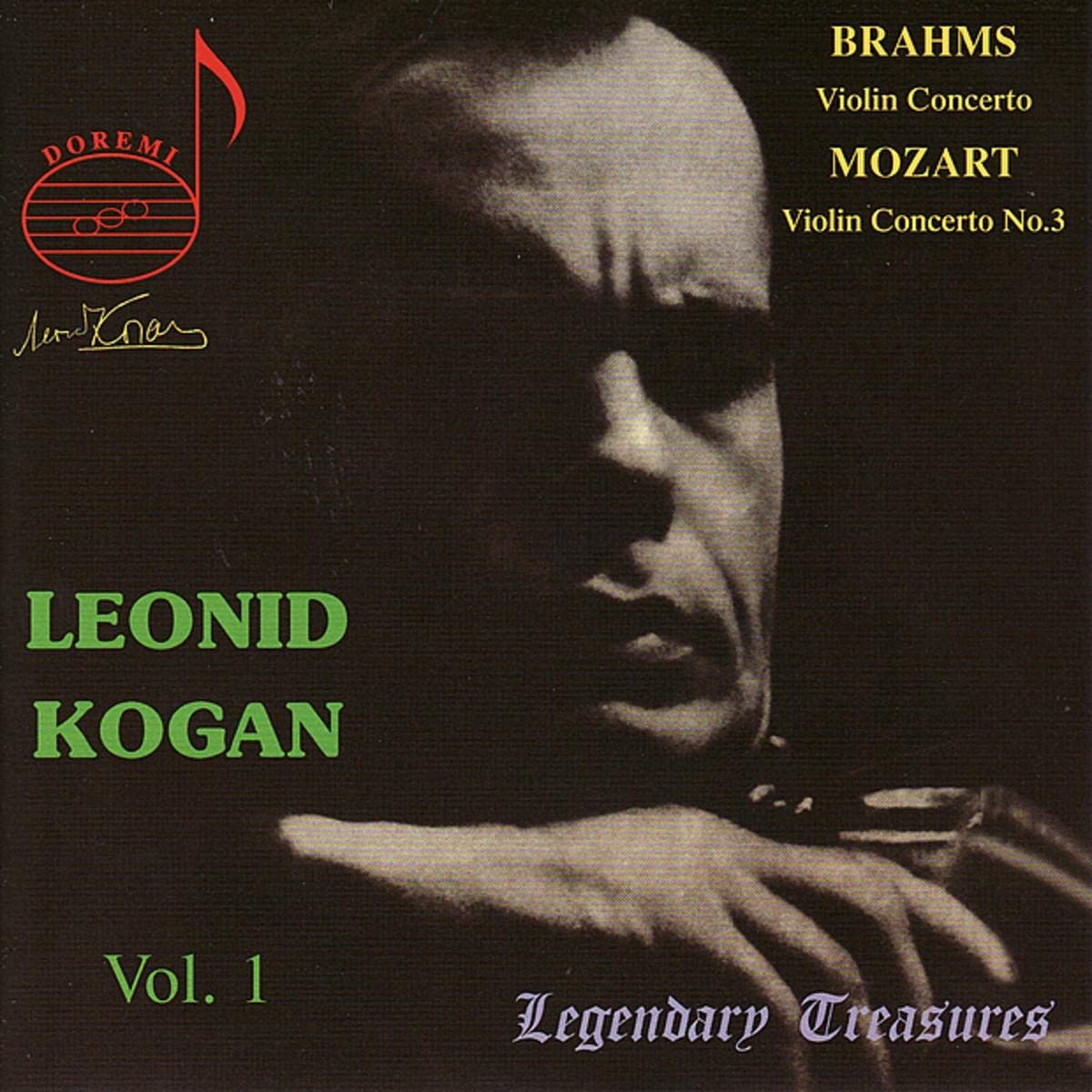 Leonid Kogan Vol. 1: Violin concertos by Brahms and Mozart, live from his first visit to the USA, 1958