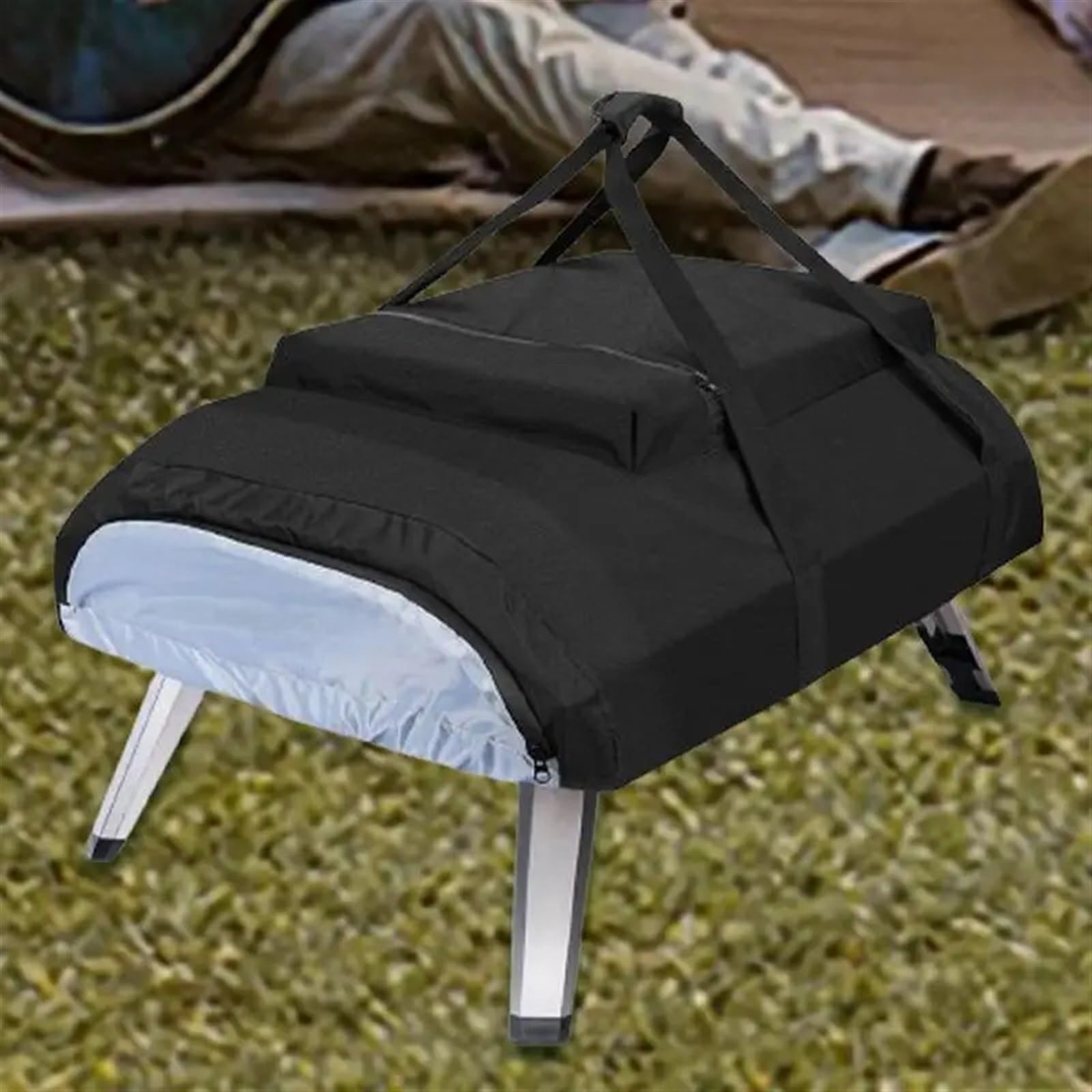 Funda Barbacoa Eexterior Impermeable Funda for Horno de Pizza, portátil, de Tela Oxford, Impermeable, a Prueba de Polvo, Accesorios de Cocina y Barbacoa