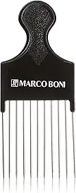 Marco Boni Pente Afro Com Dentes Em Metal Dentes Longos 1219 Preto 1 Unidade