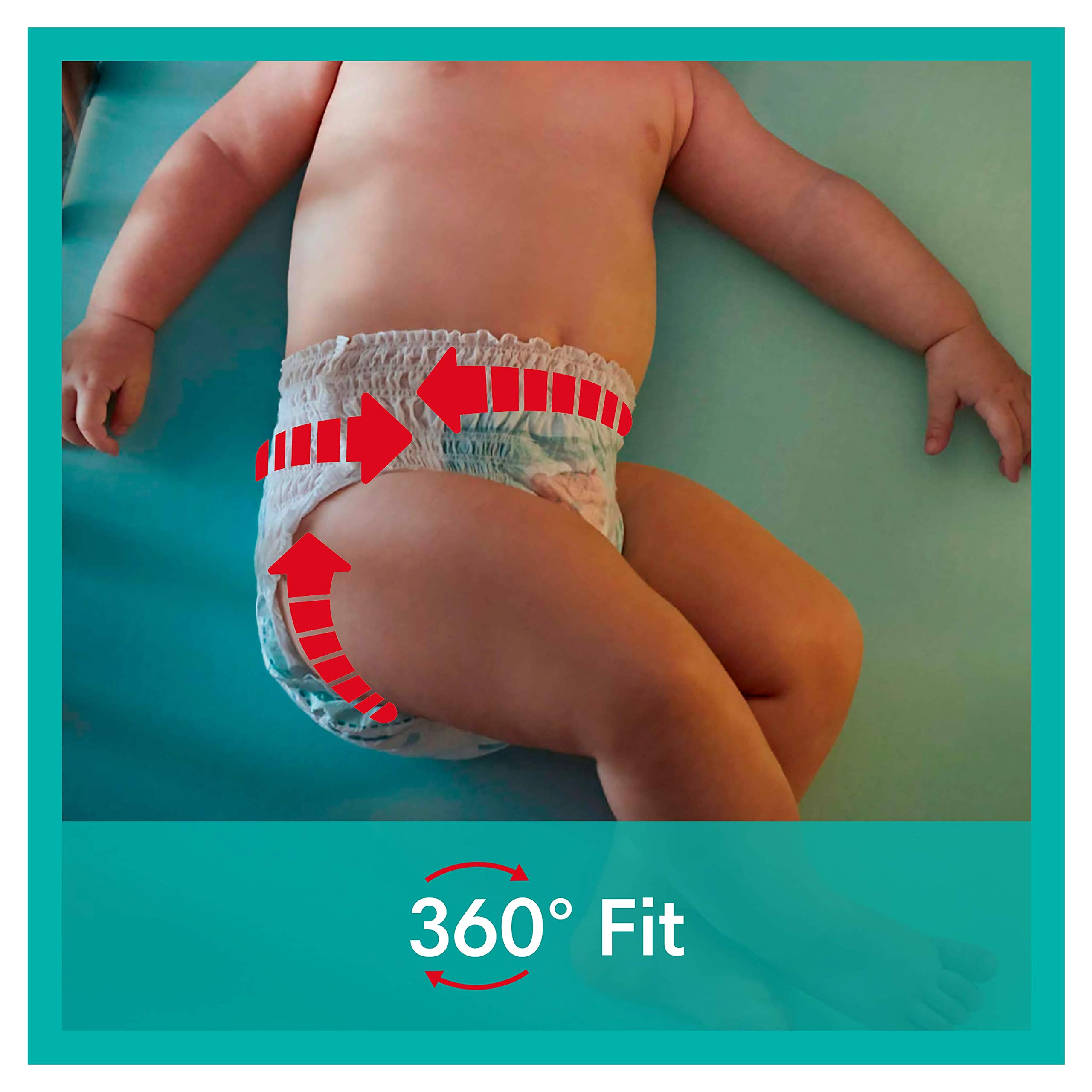 Pampers Baby Nappy Pants Size 7 (17+ kg/37.5 Lb), BabyDry, 112 Count