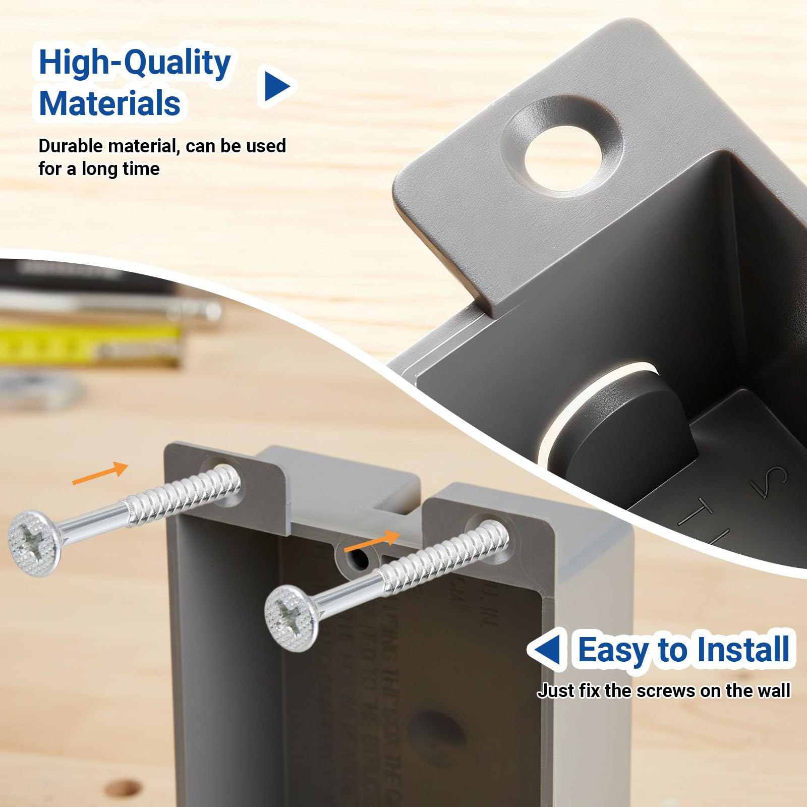 Relaxweex 4 Pack Shallow Electrical Outlet Boxes Single Gang 8 Cubic Inch — Amazon image 5