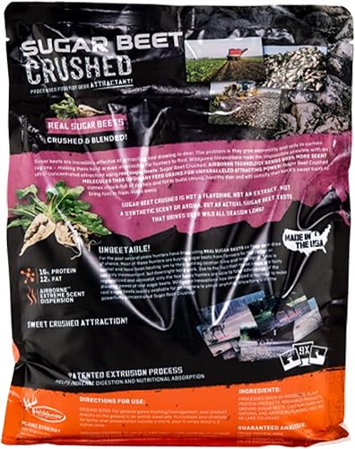 Miniatura 3 de Wildgame Innovations Cebo para Ciervos de Azucarera de Remolacha Triturada  Efectivo Alimento para Ciervos Ultra-Concentrado y Lleno de Nutrientes