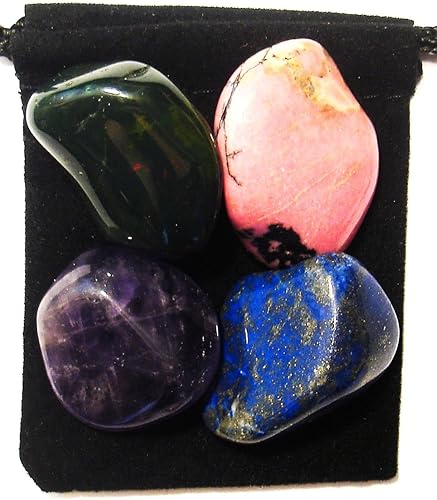 The Magic Is In You Reparación auditivaoído  Juego curativo de cristal caído seleccionado profesionalmente con bolsa y tarjeta de descripción,