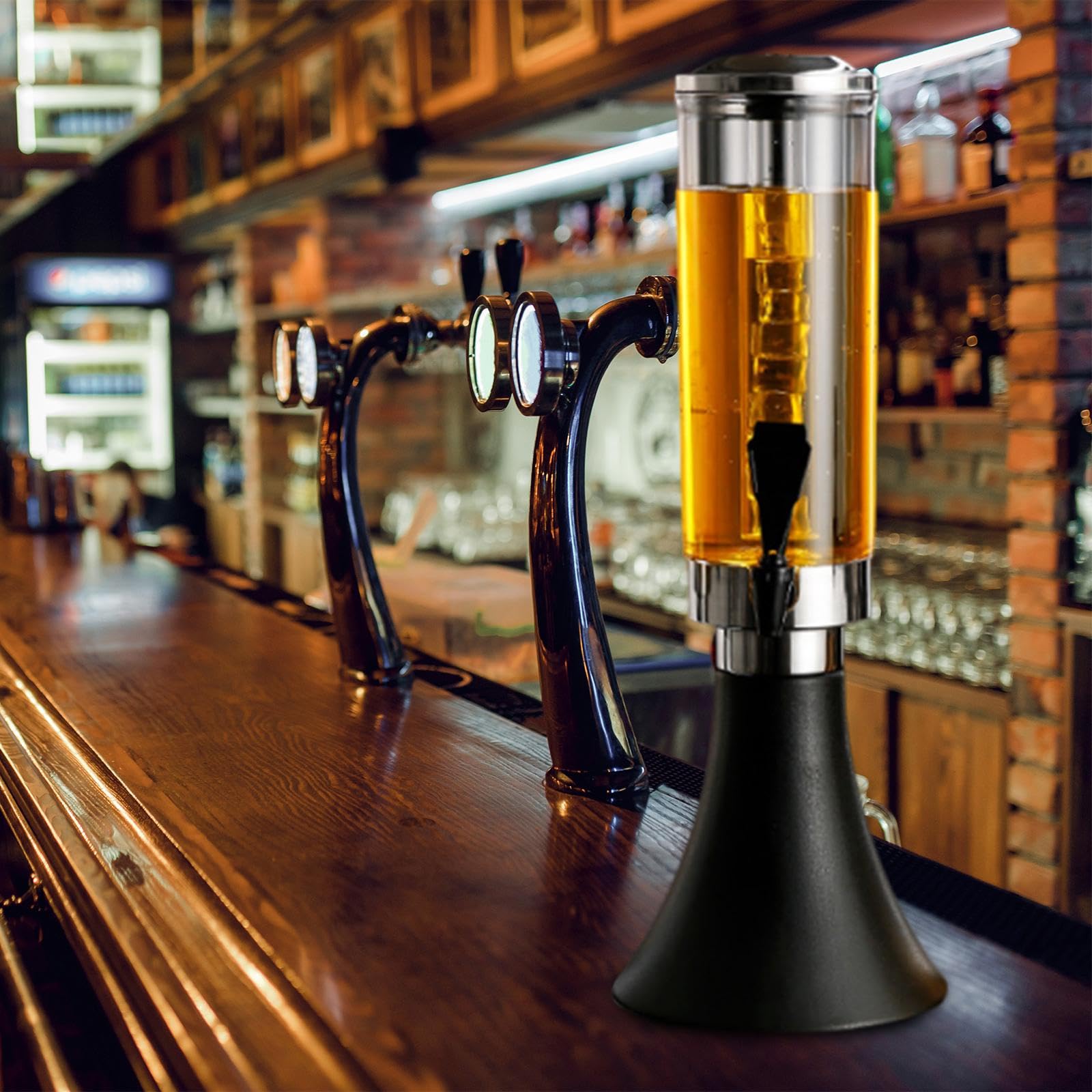 Dispensador de Cerveza de 3 litros, Accesorios para Bar Y Cocina con Grifo Integrado.