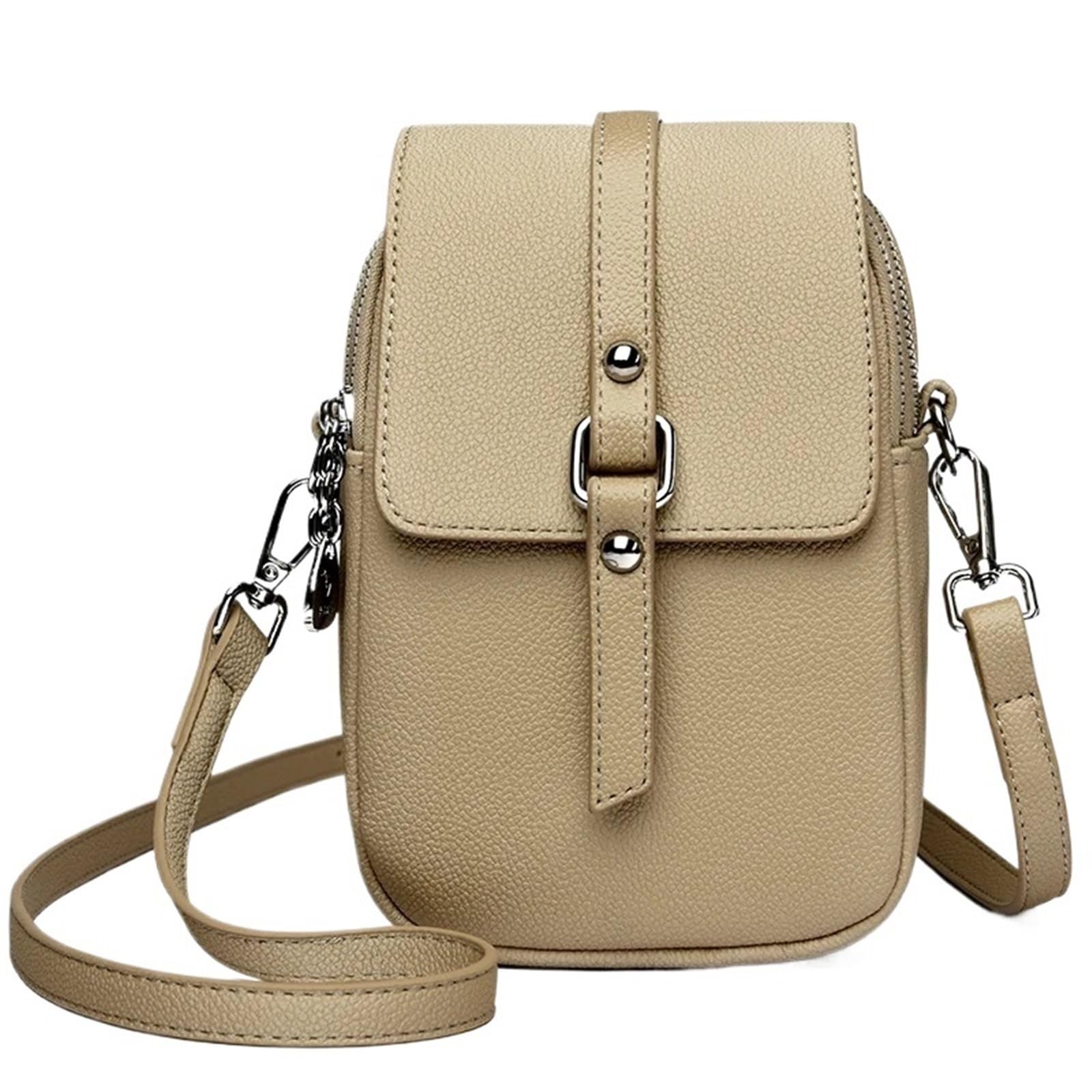 Sac à bandoulière en cuir fini le téléphone perdu dans votre grand sac