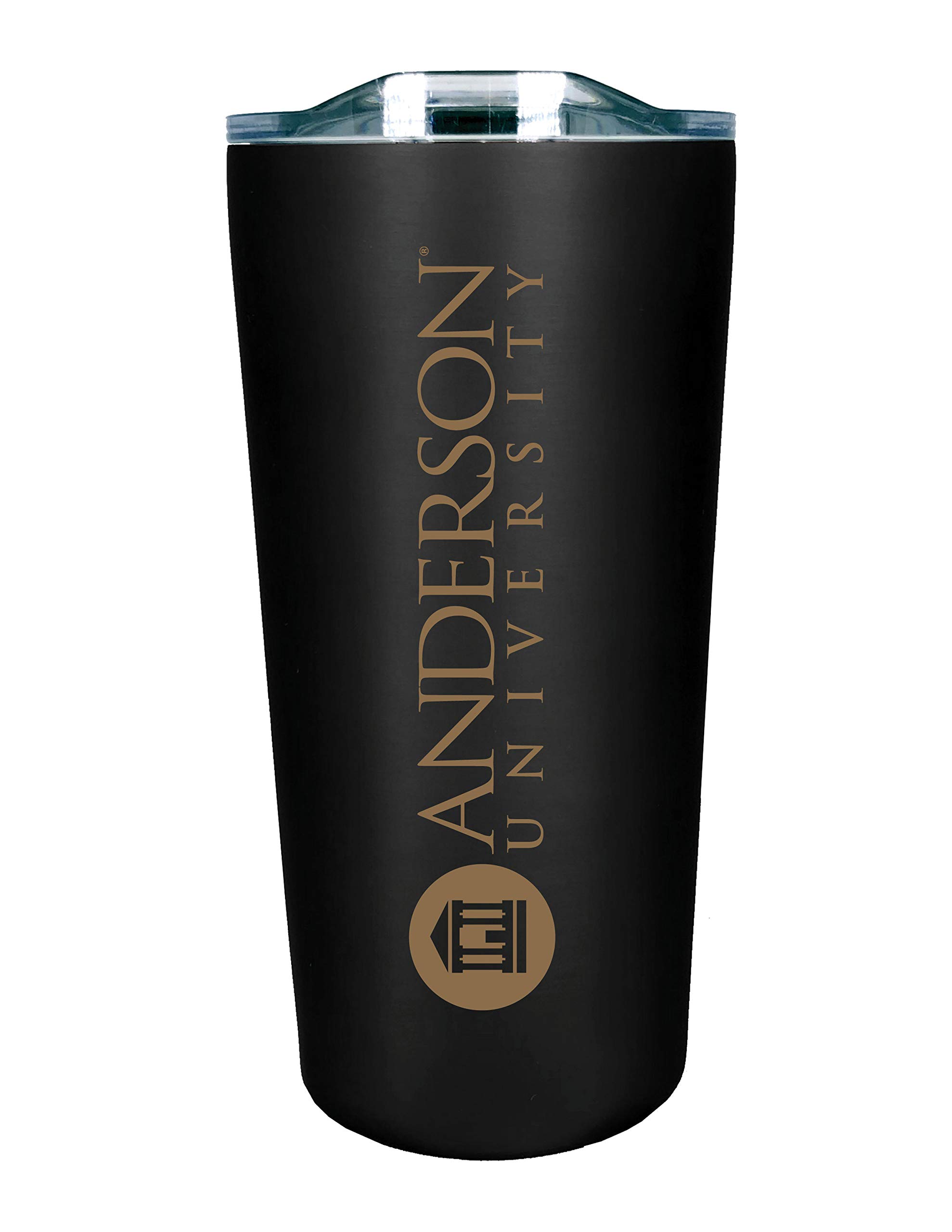 The Fanatic Group Personalized Anderson University Double Walled Soft Touch Tumbler, Design-2 - Black