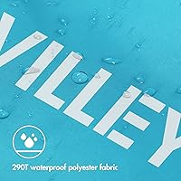 Vista 7 de VILLEY Mesa de camping portátil con patas ajustables y saco de dormir de momia