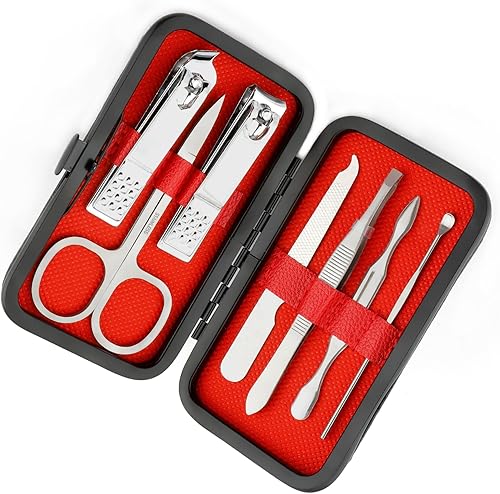 Kit de manicura cortaúñas para hombres, herramientas de pedicura, cuidado personal, regalos para el día de San Valentín, cortador de uñas de metal,