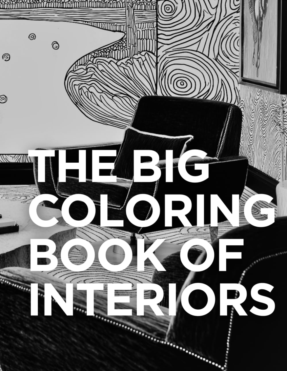 The Big Coloring Book of Interiors: Maximalist to Minimalist Rooms to Relax, Inspire, and Design Your Dream Space