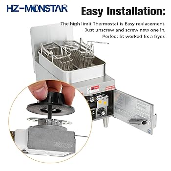 Amazon.com: HZ-MONSTAR RX-2-24 Thermostat for Deep Fryer