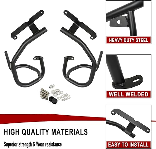 Miniatura 10 de Worldmotop - Barras de choque de carretera de repuesto para BMW G310GS G310 GS G310R 2017 2018 2019 2020 (superior)