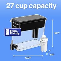 Vista 11 de Brita UltraMax - Dispensador de agua grande con filtro estándar, sin BPA, reduce las impurezas de cobre, cadmio y mercurio, dura 2 meses o 40