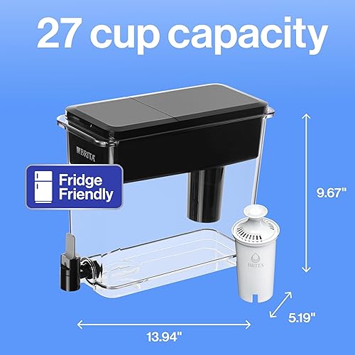 Miniatura 11 de Brita UltraMax - Dispensador de agua grande con filtro estándar, sin BPA, reduce las impurezas de cobre, cadmio y mercurio, dura 2 meses o 40