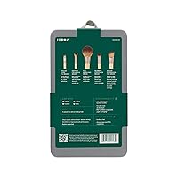 Vista 10 de EcoTools Juego de brochas de maquillaje para sombra de ojos, base, rubor y corrector con estuche de almacenamiento adicional, comienza el día