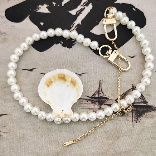 Miniatura 4 de Collar de perlas de imitación de 0.315 pulgadas, collar redondo de perlas de imitación para mujer, collar de perlas de boda, collar de cuentas