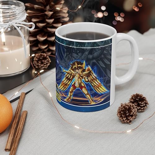 Miniatura 4 de Sagitario, Los Caballeros del Zodiaco, Taza Ceramig 11 Oz