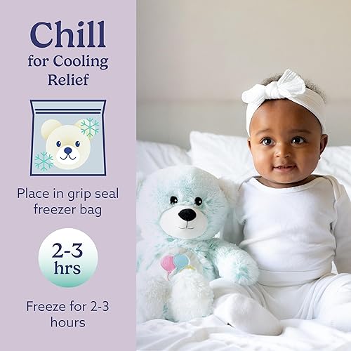 Miniatura 5 de Warmies Celebration Bear - Oso de peluche con peso calentable y refrigerable