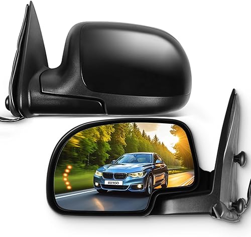 SCITOO Espejos retrovisores laterales izquierdo y derecho negros compatibles con ALL RANGER 400 500 700 800 retrovisores exteriores de repuesto con