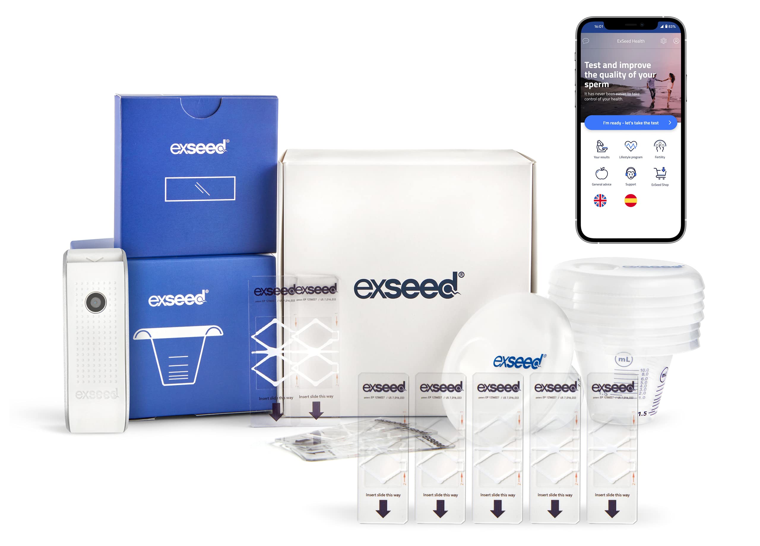 Buy ExSeed Home Sperm Test for Total Motile Sperm Count Assessment