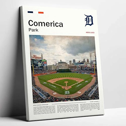 Comerica Park Stadium Art Print Comerica Park Stadium Art Print — officially licensed fan gear